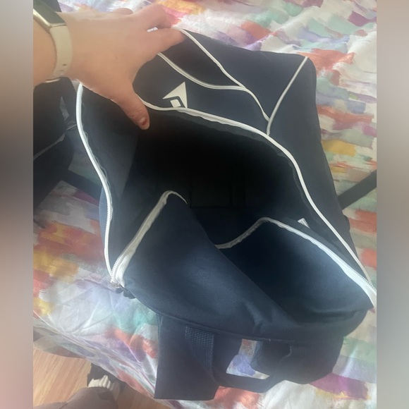 Navy Blue Soccer Backpack - Picture 2 of 2